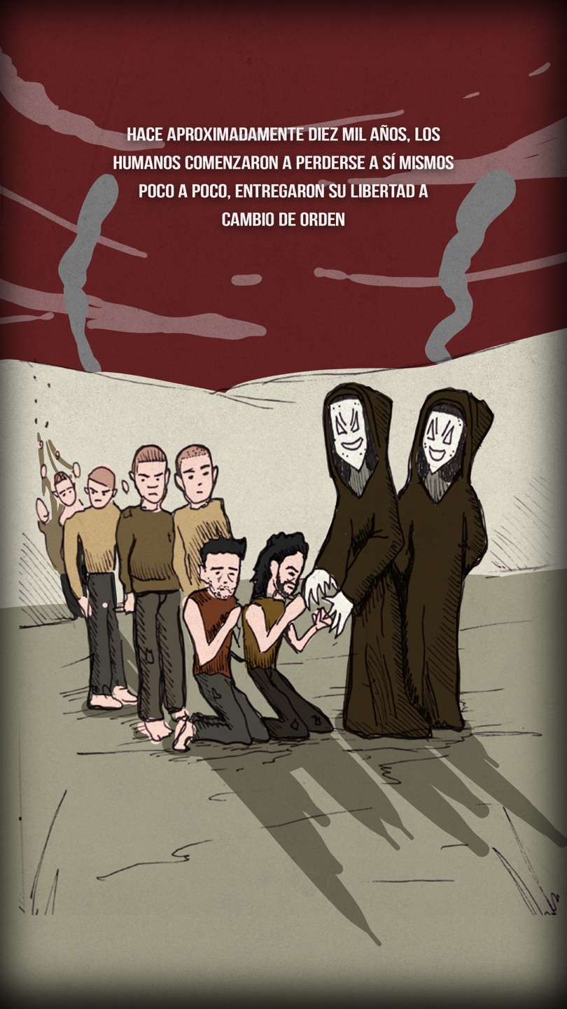 Página 1 del cómic DELPOZZO: Acto 1, El Escape.