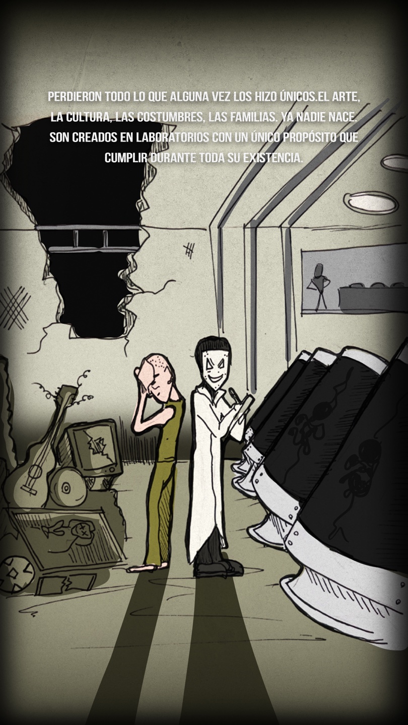Página 4 del cómic DELPOZZO: Acto 1, El Escape.